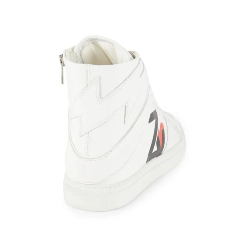 Zadig & Voltair Valentine edition Logo High Top Zip Sneakers - Picture 4 of 6